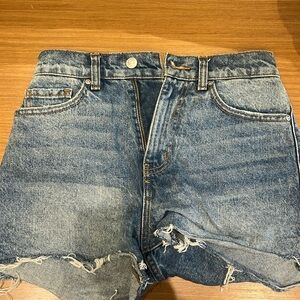 Revice high waisted denim shorts